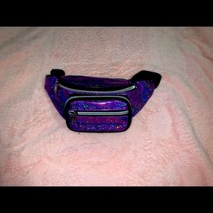 metallic purple Fanny pack